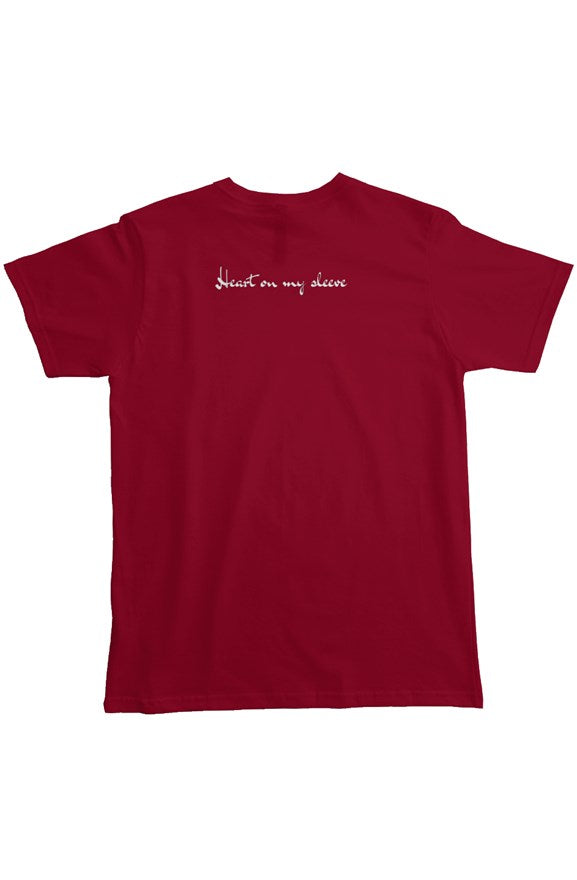 (Best Casual Wears) "Heart on my sleeve" Embroidered T-shirt
