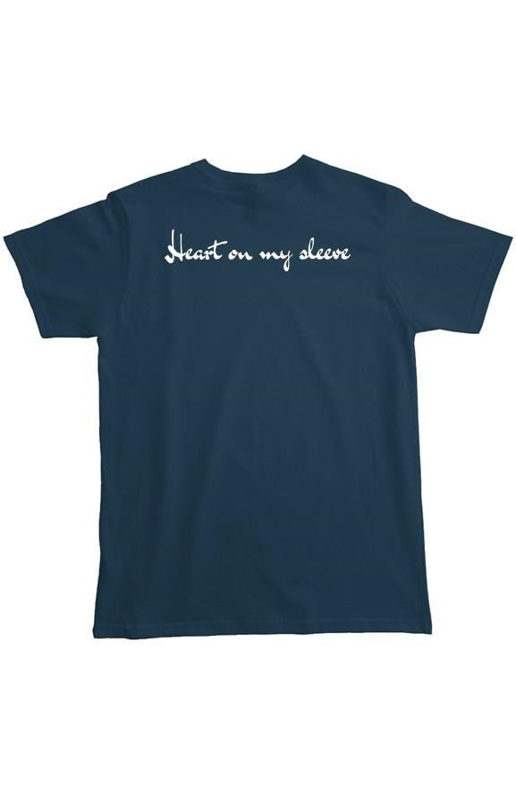 Embroidered &amp;quot;heart on my sleeve&amp;quot;