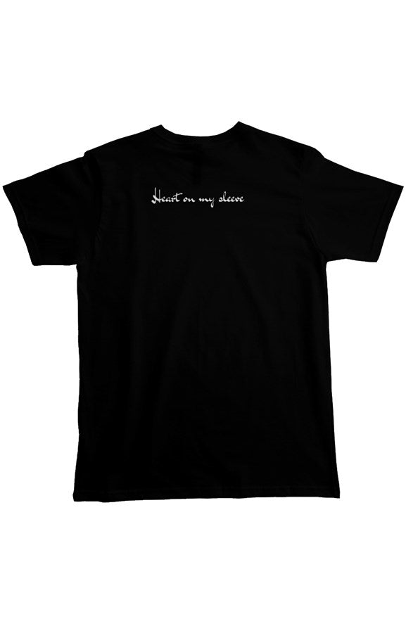 (Best Casual Wears) "Heart on my sleeve" Embroidered T-shirt