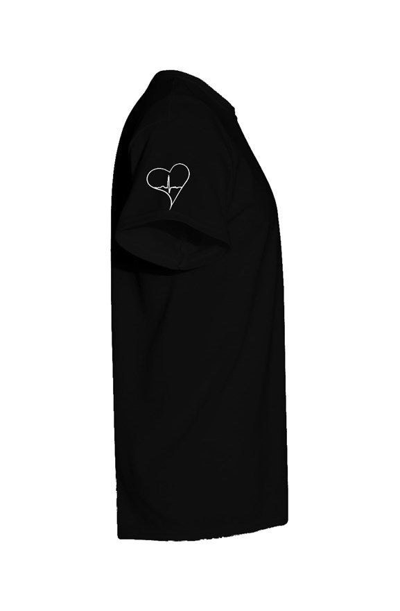 (Best Casual Wears) "Heart on my sleeve" Embroidered T-shirt