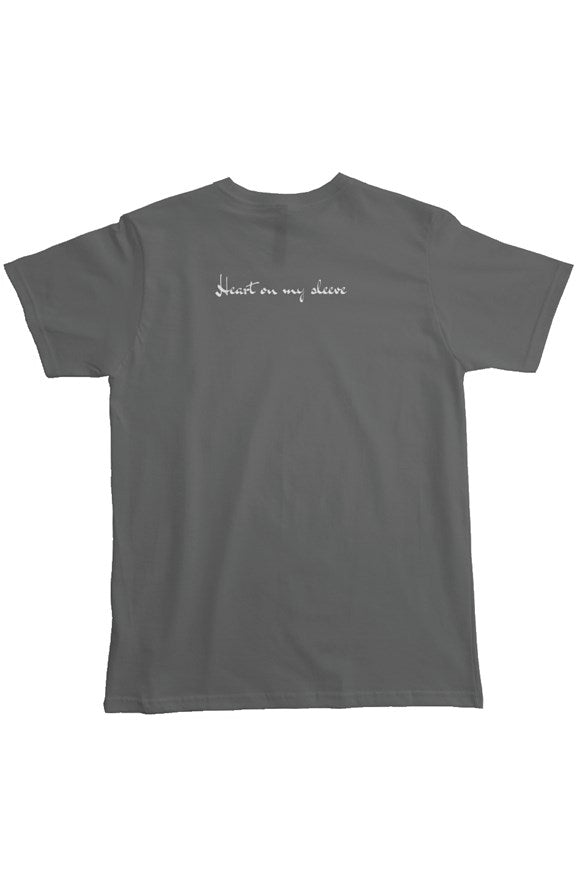 (Best Casual Wears) "Heart on my sleeve" Embroidered T-shirt