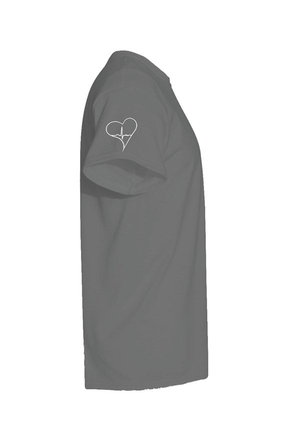 (Best Casual Wears) "Heart on my sleeve" Embroidered T-shirt